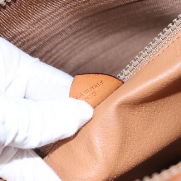 CELINE Macadam Canvas Hand Bag Pvc Leather Brown - Picture 13 of 13